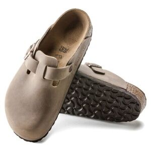 Boston Oiled Leather Berkenstock clogs